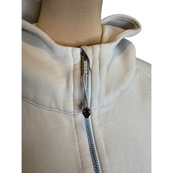 Lululemon Beige Oversized Scuba Hoodie Cropped XL/XXL - Picture 4 of 10
